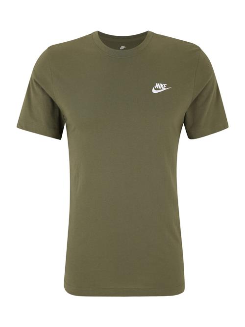 Nike Sportswear Bluser & t-shirts 'CLUB'  oliven / hvid