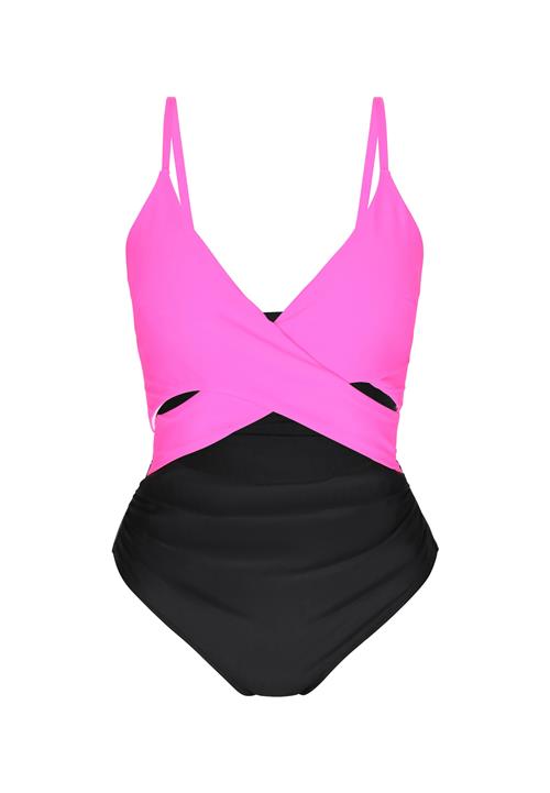 nascita Badedragt  pink / sort