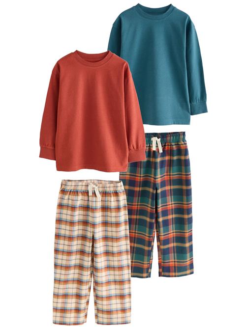 Next Nattøj  beige / lyseblå / petroleum / orange