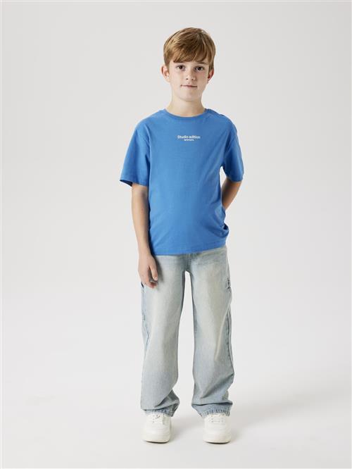 NAME IT Shirts 'NKMBrody'  himmelblå / hvid