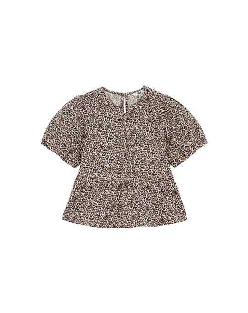 WE Fashion Bluse  beige-meleret / lysebrun