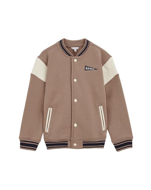 WE Fashion Overgangsjakke  beige / lysebrun / sort