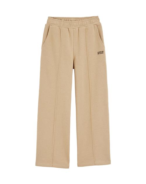 WE Fashion Bukser  beige / sort