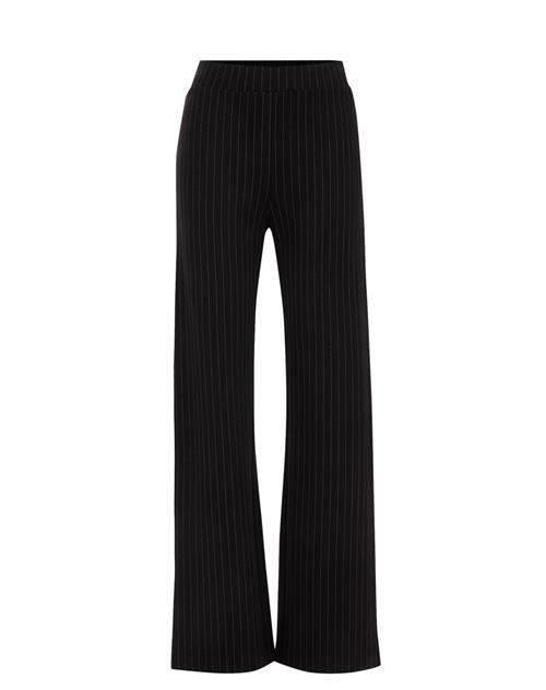 WE Fashion Bukser  sølvgrå / sort