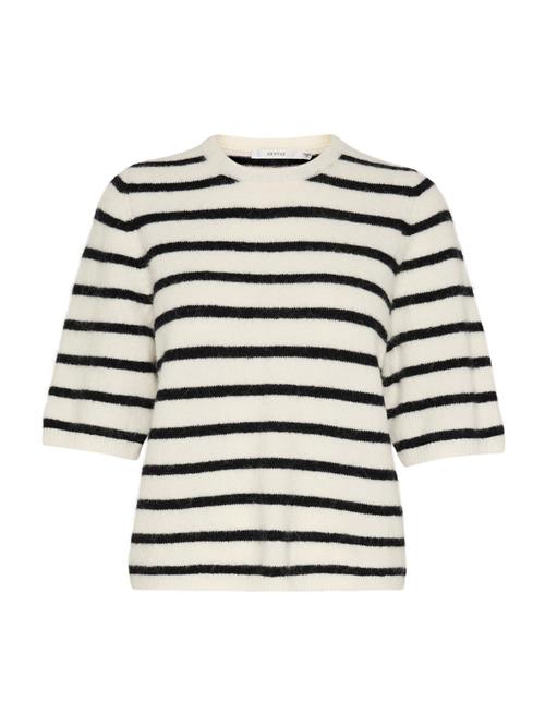 Gestuz Pullover 'AlphaGZ'  lysebeige / sort