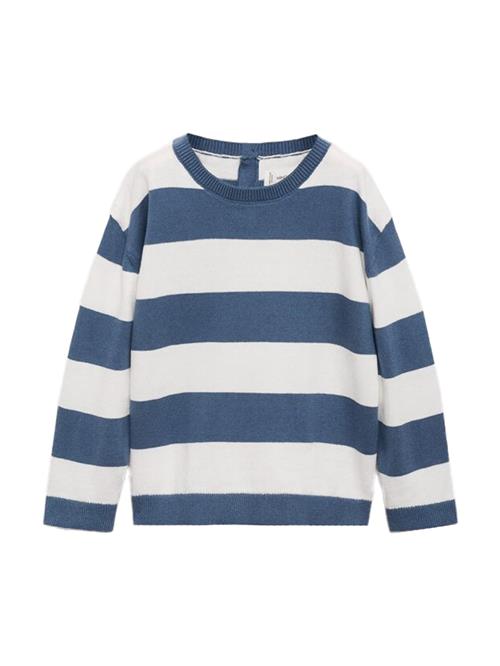 MANGO KIDS Pullover 'SAMMY'  safir / hvid
