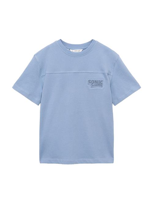 MANGO KIDS Shirts 'SONICFRA'  lyseblå / lysegrå / hvid