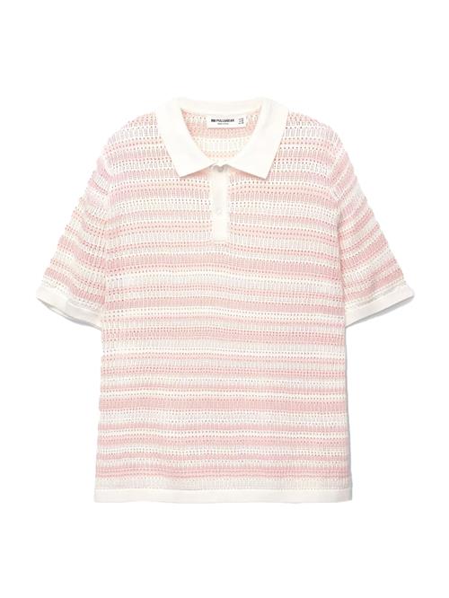 Pull&Bear Bluser & t-shirts  lyserød / rosé / hvid