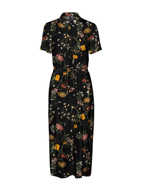 VERO MODA Blusekjole 'VMEASY'  orange / lyserød / sort / hvid