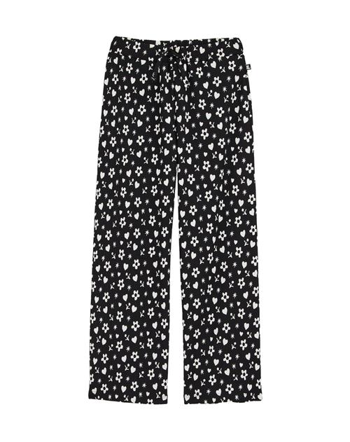 WE Fashion Bukser  sort / hvid