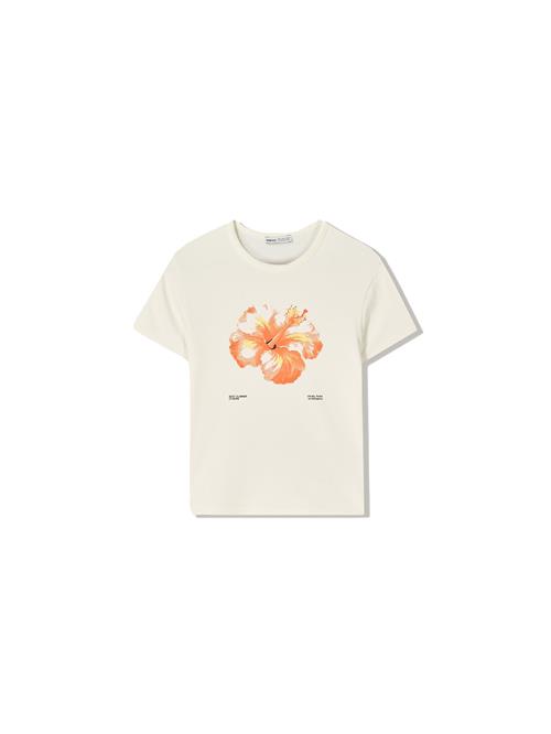 Bershka Shirts  ecru / gul / orange / gammelrosa