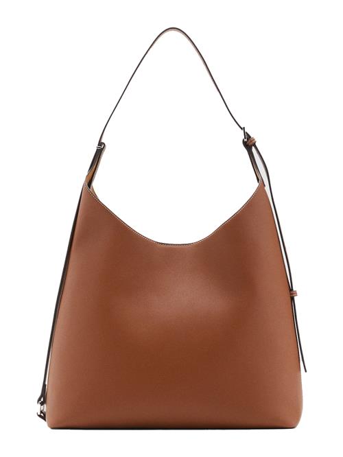 MANGO Skuldertaske 'Keops'  cognac