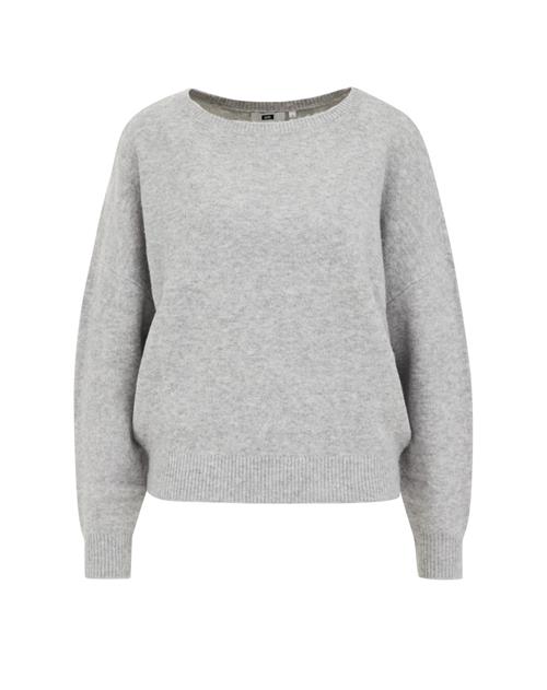 WE Fashion Pullover i overstørrelse  lysegrå
