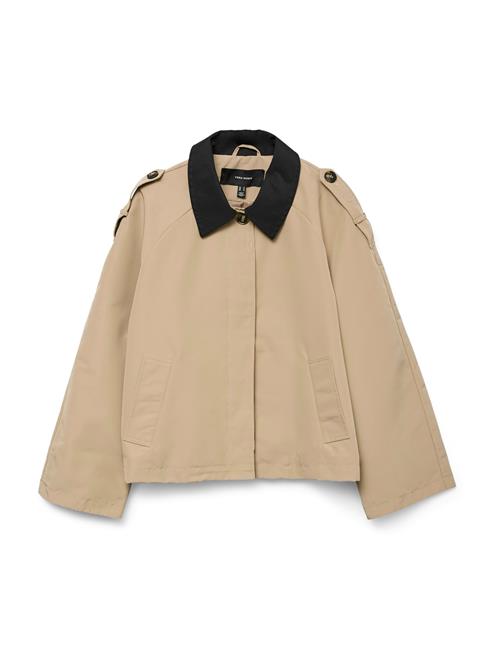 VERO MODA Overgangsjakke 'VMLucia Maria'  beige / sort