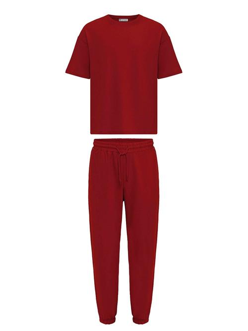 Dandalo Hjemmedragt  mørkerød