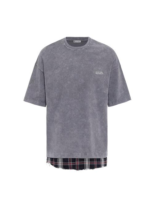 Dandalo Bluser & t-shirts 'Jacky'  mørkegrå / pastelrød / hvid