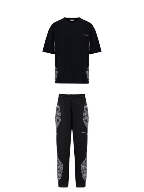 Dandalo Hjemmedragt  sort / hvid