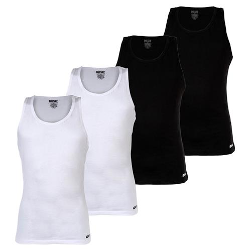 DIESEL Undertrøje  sort / hvid