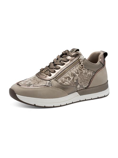 Tamaris Sneaker low  mørkebrun / bronze / taupe / offwhite