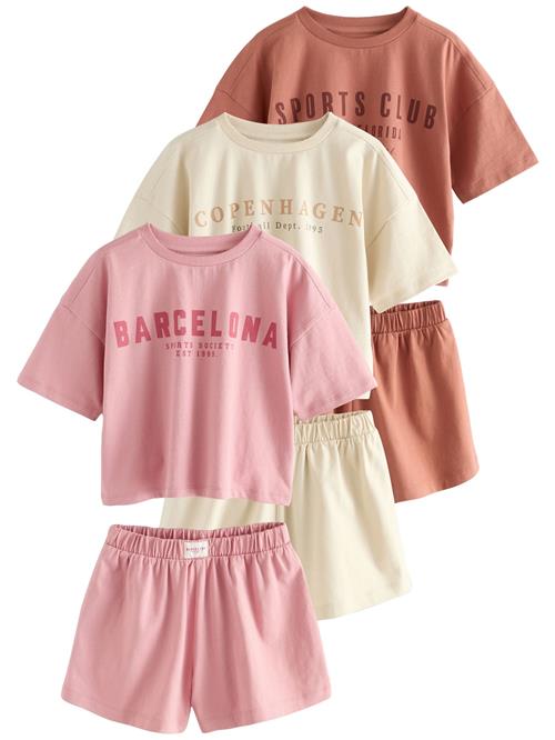 Next Nattøj  lysebeige / hummer / lyserød