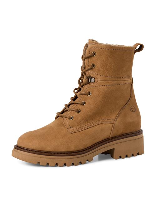 Tamaris Snørestøvletter  camel