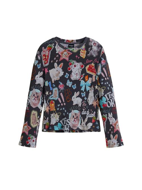 Desigual Bluser & t-shirts  blandingsfarvet / sort