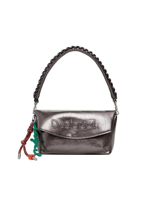 Desigual Skuldertaske 'Half Logo Trokel'  rosa guld / sølv