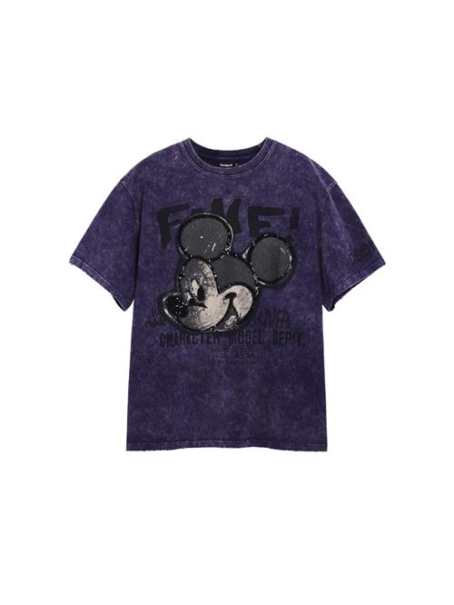 Desigual Shirts  violetblå / sort