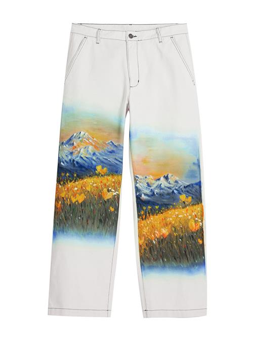 Desigual Bukser  blandingsfarvet / hvid