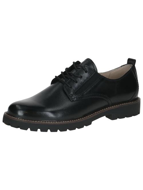 CAPRICE Snøresko 'Freya'  sort