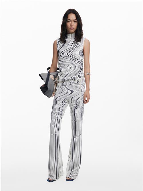 Desigual Overdel  grå / sort / hvid