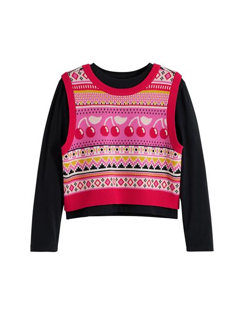 Desigual Bluser & t-shirts  blandingsfarvet / sort