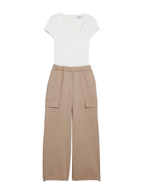 Desigual Jumpsuit  brun / hvid