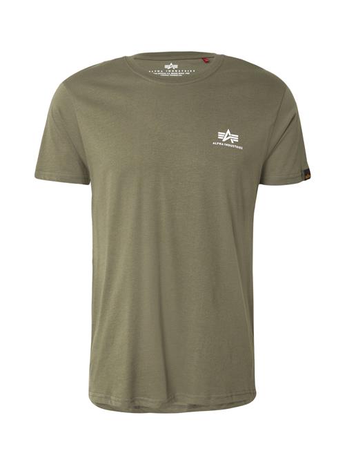 ALPHA INDUSTRIES Bluser & t-shirts  oliven / hvid