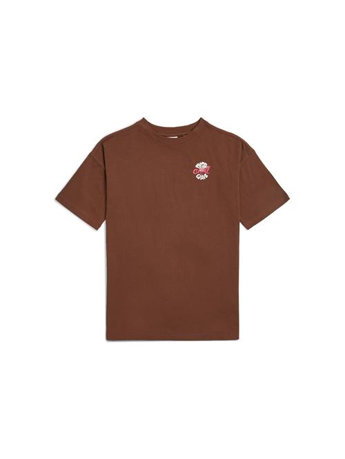 O'NEILL Bluser & t-shirts  kastaniebrun / pink / hvid