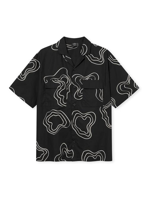 Johnny Urban Skjorte 'Spencer'  creme / sort