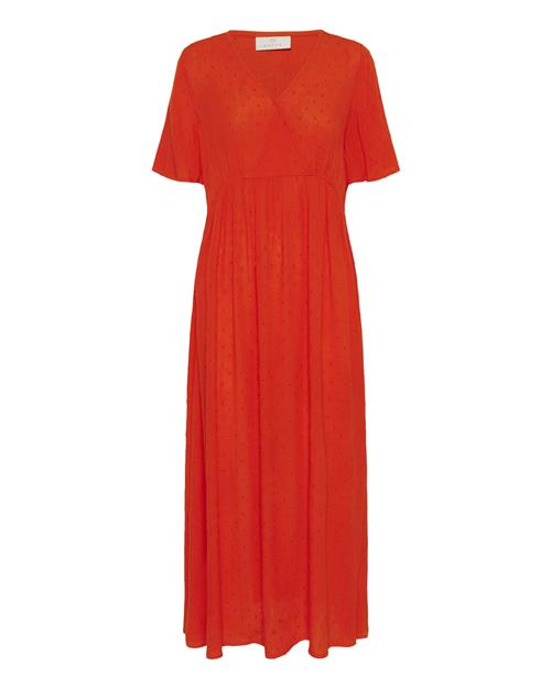 Kaffe Kjole 'Amyrna'  brandrød