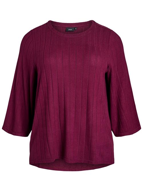 Zizzi Bluse  vinrød