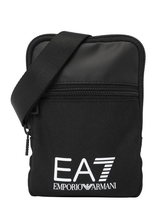 EA7 Emporio Armani Skuldertaske  sort / hvid