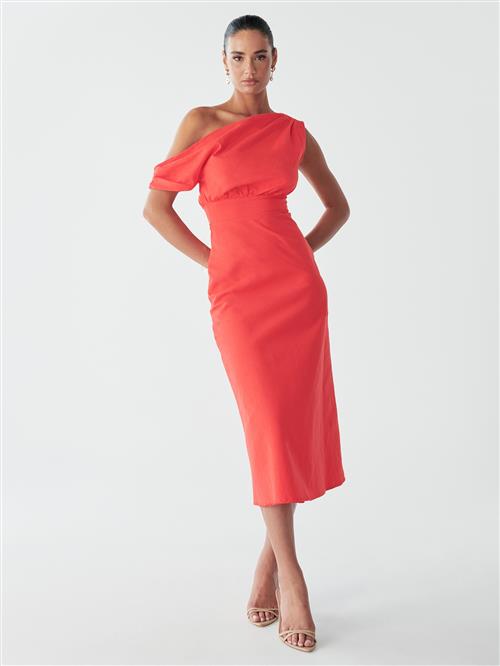 BWLDR Kjole 'SONOA MAXI DRESS'  rød