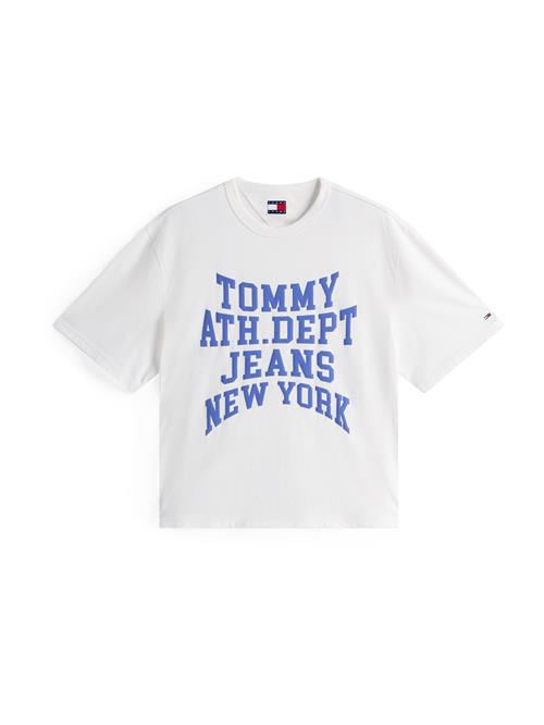 Tommy Jeans Bluser & t-shirts '90S VARSITY'  ecru / blå