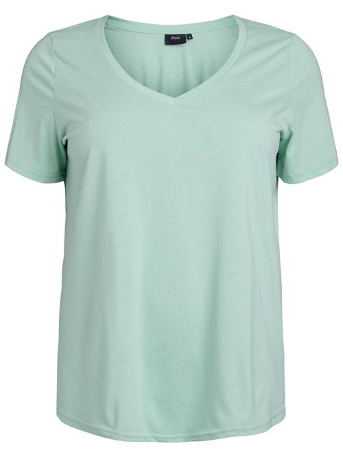 Zizzi Shirts 'MKATJA'  pastelgrøn