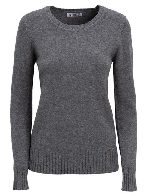 Influencer Pullover  grå