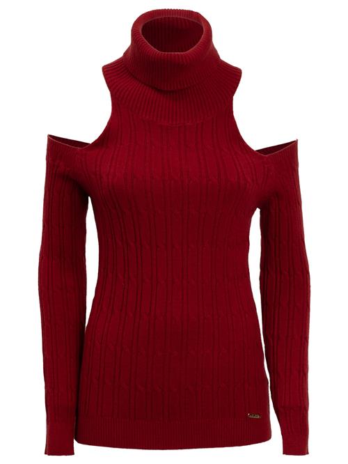 Influencer Pullover  mørkerød