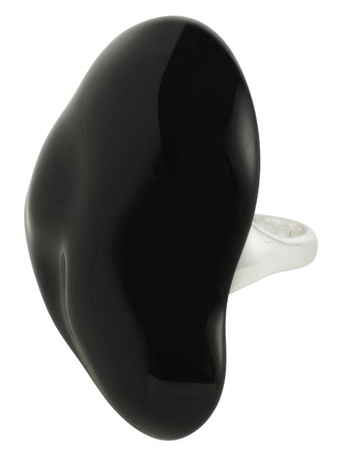 Pilgrim Ring 'Lian'  sort / sølv