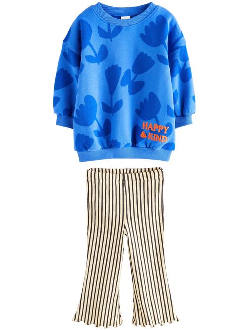 Next Sæt  ecru / blå / mørkeblå / sort