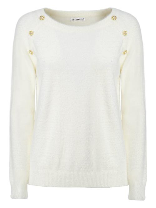 Influencer Pullover  hvid