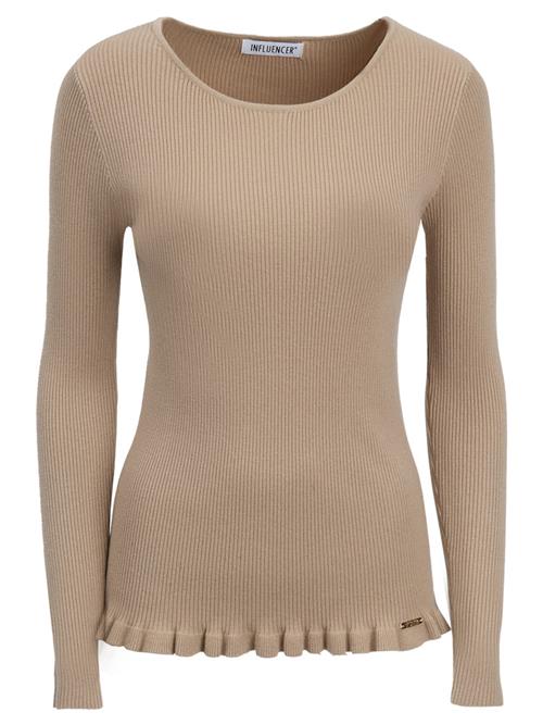 Influencer Pullover  beige