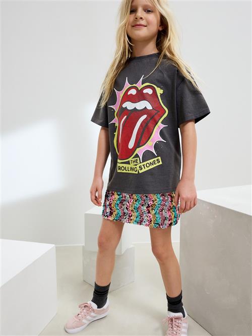 Next Bluser & t-shirts 'The Rolling Stones'  gul / grå / lys pink / rød