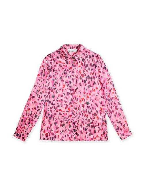 Lola Casademunt Bluse  navy / lyserød / mørk pink